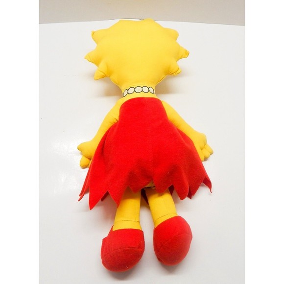 The Simpsons Lisa Simpson Collectible Dan-Dee Plush Stuffed Rag Doll Groening - Picture 10 of 12